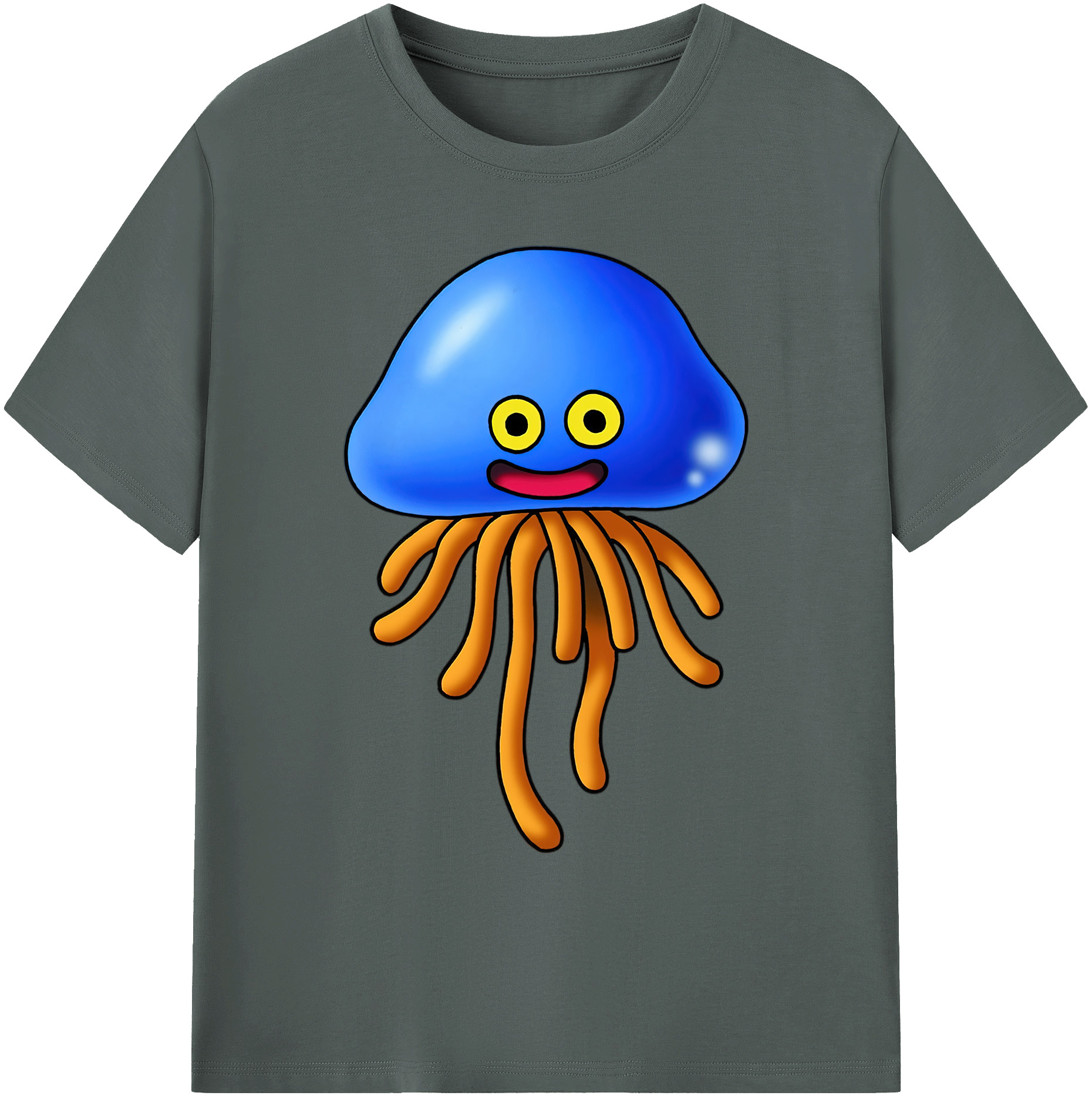 （画像用） ドラゴンクエスト Doragon Kuesuto Dragon Quest 綿100％ メンズ半袖Tシャツ｜肌触りやわらか＆通気性